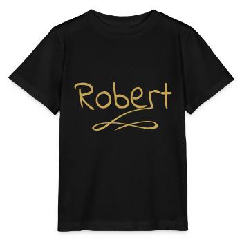Robert - T-shirt bio MINI CREATOR Stanley/Stella Enfant - noir - Devant - Mikhail (115cm)