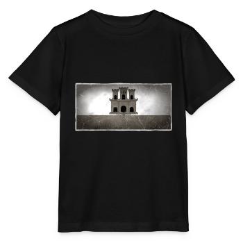 Land Gibraltar - Stanley/Stella Kinder T-Shirt MINI CREATOR  - Schwarz - Vorne - Mikhail (115cm)