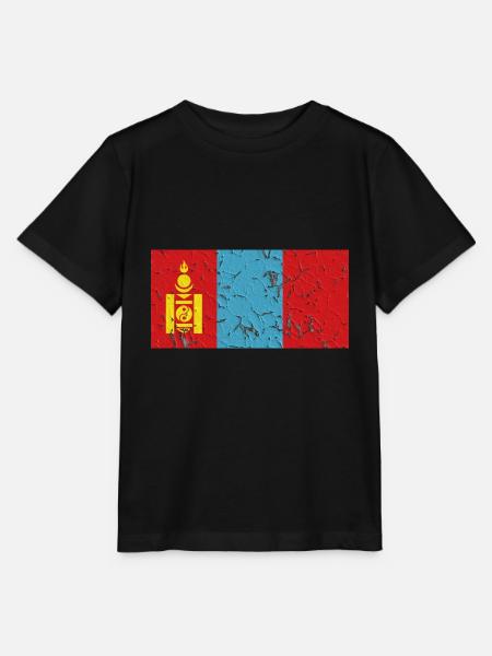 Mongolei Mongolei - Stanley/Stella Kinder T-Shirt MINI CREATOR  - Schwarz