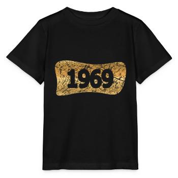 Lingot d’or 1969 - T-shirt bio MINI CREATOR Stanley/Stella Enfant - noir - Devant - Mikhail (115cm)