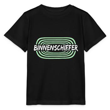 Work Inland waterway skipper - Stanley/Stella MINI CREATOR Kids’ T-Shirt - black - Front - Mikhail (115cm)