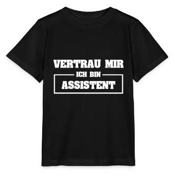 Assistant - Stanley/Stella MINI CREATOR Kids’ T-Shirt - black - Front - Mikhail (115cm)