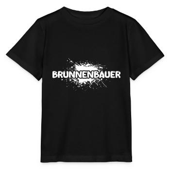 Brunnenbauer als Job - Stanley/Stella Kinder T-Shirt MINI CREATOR  - Schwarz - Vorne - Mikhail (115cm)