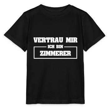 Zimmerer - Stanley/Stella Kinder T-Shirt MINI CREATOR  - Schwarz - Vorne - Mikhail (115cm)