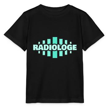 Profession Radiologue - T-shirt bio MINI CREATOR Stanley/Stella Enfant - noir - Devant - Mikhail (115cm)
