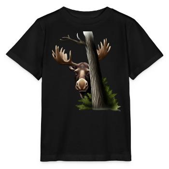 Cache-cache : Orignal - T-shirt bio MINI CREATOR Stanley/Stella Enfant - noir - Devant - Mikhail (115cm)