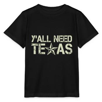 Vous avez tous besoin du Texas - T-shirt bio MINI CREATOR Stanley/Stella Enfant - noir - Devant - Mikhail (115cm)