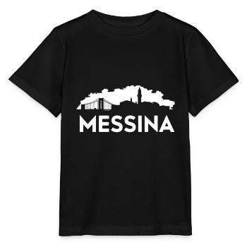 Skyline Sizilien - Stanley/Stella Kinder T-Shirt MINI CREATOR  - Schwarz - Vorne - Mikhail (115cm)