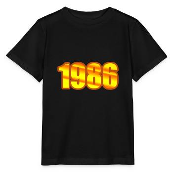 1986 - T-shirt bio MINI CREATOR Stanley/Stella Enfant - noir - Devant - Mikhail (115cm)