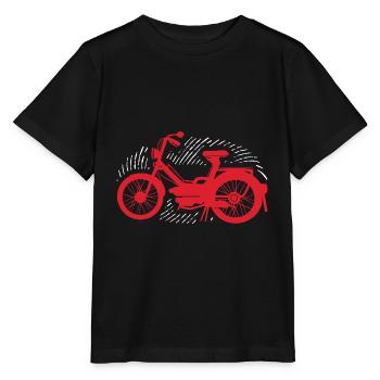 Mobylette - T-shirt bio MINI CREATOR Stanley/Stella Enfant - noir - Devant - Mikhail (115cm)