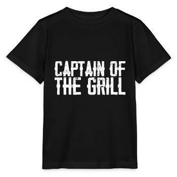 Capitaine du Grill 3 - T-shirt bio MINI CREATOR Stanley/Stella Enfant - noir - Devant - Mikhail (115cm)