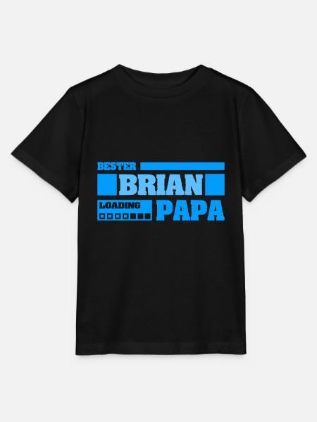 Vorname Brian - Stanley/Stella Kinder T-Shirt MINI CREATOR - Schwarz