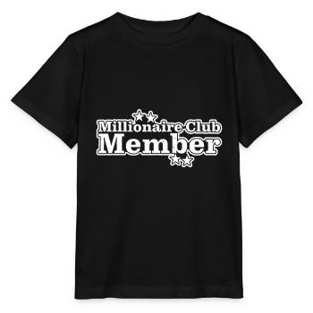 Millionaire Club Member 14 - Stanley/Stella Kinder T-Shirt MINI CREATOR  - Schwarz - Vorne - Mikhail (115cm)