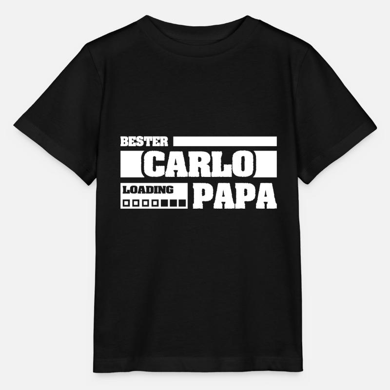 Geschenk für Carlo - Stanley/Stella Kinder T-Shirt MINI CREATOR  - Schwarz