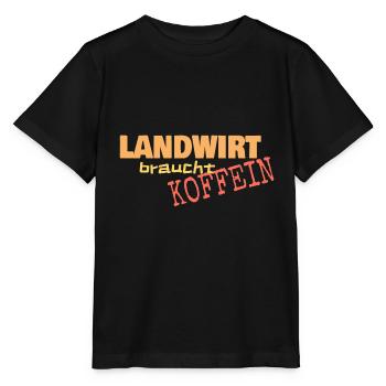 Job Landwirt - Stanley/Stella Kinder T-Shirt MINI CREATOR  - Schwarz - Vorne - Mikhail (115cm)