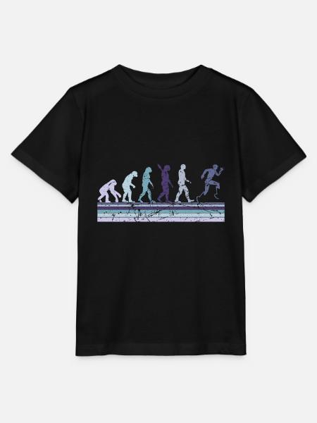 Evolution of Para Running - Stanley/Stella Kinder T-Shirt MINI CREATOR - Schwarz