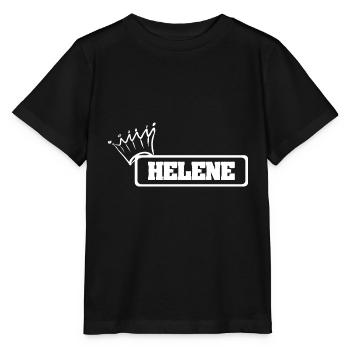 Krone Helene - Stanley/Stella Kinder T-Shirt MINI CREATOR  - Schwarz - Vorne - Mikhail (115cm)