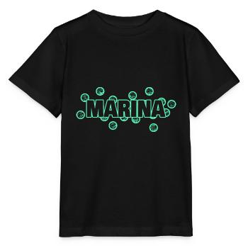 Marina aussi drôle - T-shirt bio MINI CREATOR Stanley/Stella Enfant - noir - Devant - Mikhail (115cm)