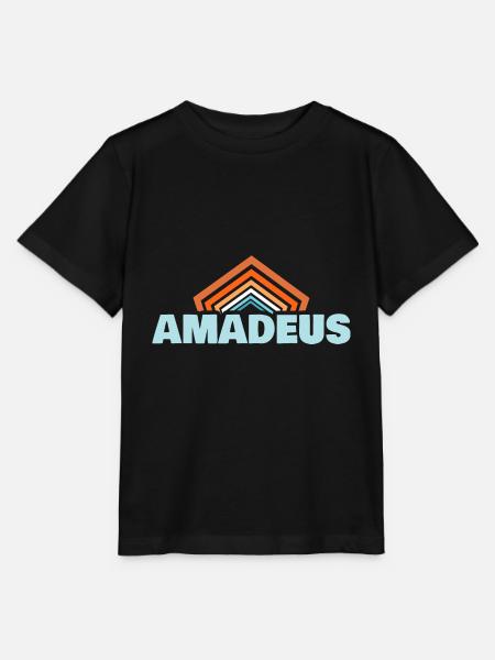Vorname Amadeus - Stanley/Stella Kinder T-Shirt MINI CREATOR - Schwarz