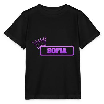 Cadeau pour Sofia - T-shirt bio MINI CREATOR Stanley/Stella Enfant - noir - Devant - Mikhail (115cm)
