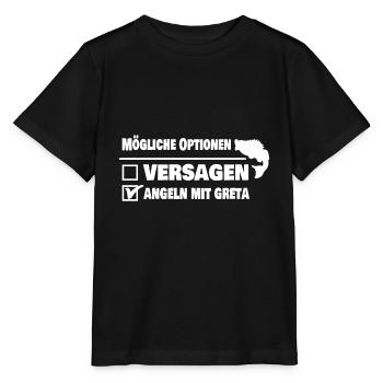Geschenk für Greta - Stanley/Stella Kinder T-Shirt MINI CREATOR  - Schwarz - Vorne - Mikhail (115cm)