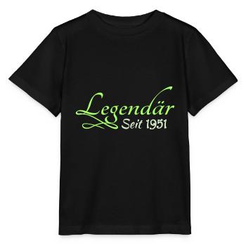 Légendaire 1951 - T-shirt bio MINI CREATOR Stanley/Stella Enfant - noir - Devant - Mikhail (115cm)