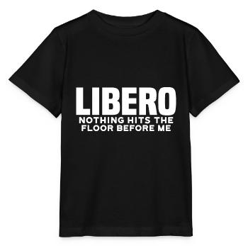 Libéro, rien ne touche le sol avant moi 8 - T-shirt bio MINI CREATOR Stanley/Stella Enfant - noir - Devant - Mikhail (115cm)