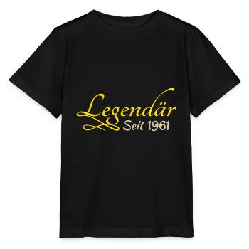 Legendär 1961 - Stanley/Stella Kinder T-Shirt MINI CREATOR  - Schwarz - Vorne - Mikhail (115cm)