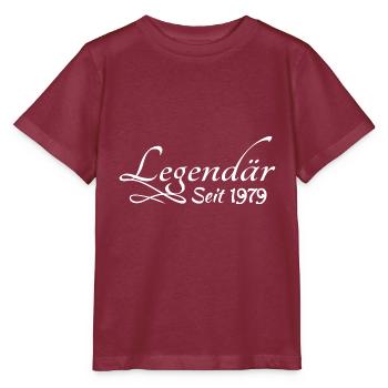 Cool 1979 - T-shirt bio MINI CREATOR Stanley/Stella Enfant - bordeaux - Devant - Kain (125cm)