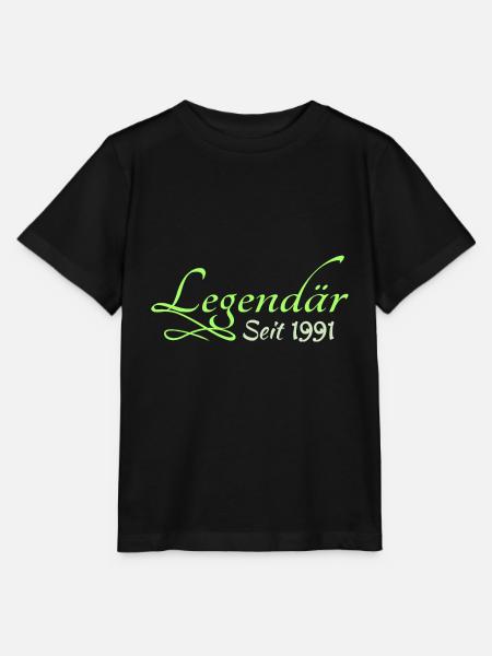 Legendary 1991 - Stanley/Stella Kinder T-Shirt MINI CREATOR - Schwarz
