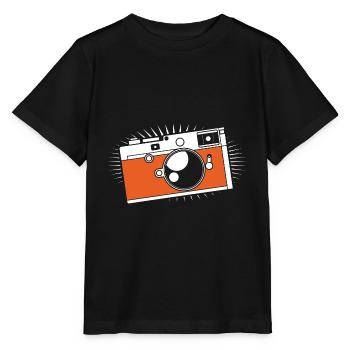 Fotograf - Stanley/Stella Kinder T-Shirt MINI CREATOR  - Schwarz - Vorne - Mikhail (115cm)