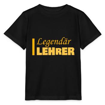 Lehrer als Beruf - Stanley/Stella Kinder T-Shirt MINI CREATOR  - Schwarz - Vorne - Mikhail (115cm)