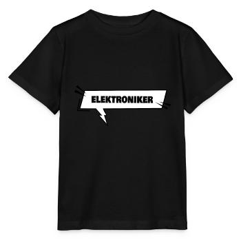 Cadeau pour technicien en électronique - T-shirt bio MINI CREATOR Stanley/Stella Enfant - noir - Devant - Mikhail (115cm)