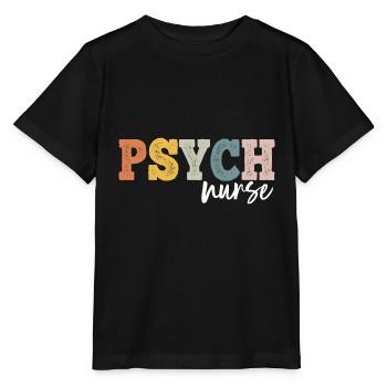Psych Nurse Dialysis Nursing RN - Stanley/Stella Kinder T-Shirt MINI CREATOR  - Schwarz - Vorne - Mikhail (115cm)