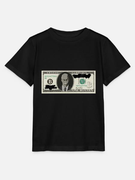 Bitcoin Crypto Dollar - Stanley/Stella Kinder T-Shirt MINI CREATOR  - Schwarz