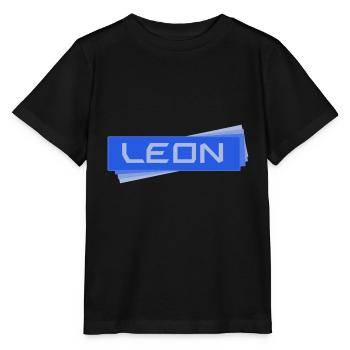 Gift for leon - Stanley/Stella MINI CREATOR Kids’ T-Shirt - black - Front - Mikhail (115cm)