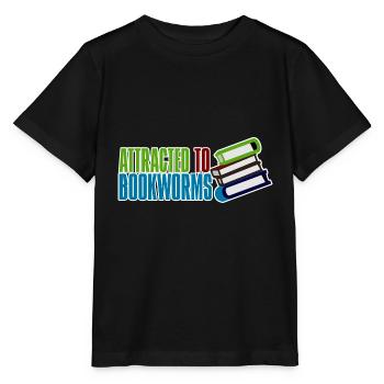 Attracted To Bookworms 2 - Stanley/Stella MINI CREATOR Kids’ T-Shirt - black - Front - Mikhail (115cm)