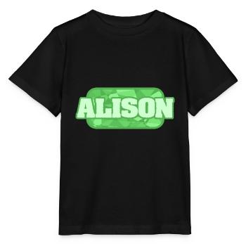 Gift for Alison - Stanley/Stella MINI CREATOR Kids’ T-Shirt - black - Front - Mikhail (115cm)
