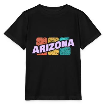 Cadeau pour l’Arizona - T-shirt bio MINI CREATOR Stanley/Stella Enfant - noir - Devant - Mikhail (115cm)
