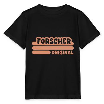 Forscher als Beruf - Stanley/Stella Kinder T-Shirt MINI CREATOR  - Schwarz - Vorne - Mikhail (115cm)