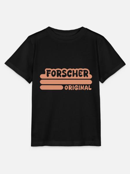 Forscher als Beruf - Stanley/Stella Kinder T-Shirt MINI CREATOR - Schwarz