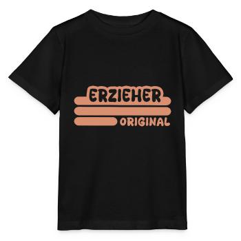 Beruf Erzieher - Stanley/Stella Kinder T-Shirt MINI CREATOR  - Schwarz - Vorne - Mikhail (115cm)