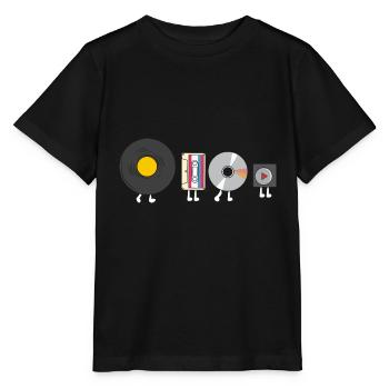 Entwicklung des Audioplayers - Stanley/Stella Kinder T-Shirt MINI CREATOR  - Schwarz - Vorne - Mikhail (115cm)