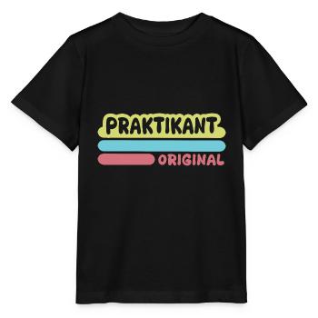 Intern as first name - Stanley/Stella MINI CREATOR Kids’ T-Shirt - black - Front - Mikhail (115cm)