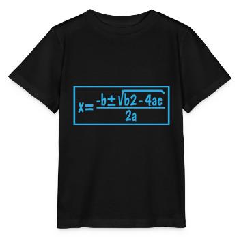 Quadratic Formula For Math Class 10 - Stanley/Stella MINI CREATOR Kids’ T-Shirt - black - Front - Mikhail (115cm)