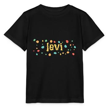 Cadeau pour levi - T-shirt bio MINI CREATOR Stanley/Stella Enfant - noir - Devant - Mikhail (115cm)