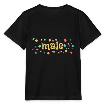 Gift for malte - Stanley/Stella MINI CREATOR Kids’ T-Shirt - black - Front - Mikhail (115cm)