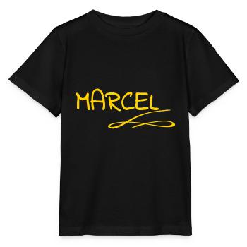 Marcel - T-shirt bio MINI CREATOR Stanley/Stella Enfant - noir - Devant - Mikhail (115cm)