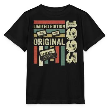 Millésime 1993 - citation d’anniversaire rétro 1993 - T-shirt bio MINI CREATOR Stanley/Stella Enfant - noir - Devant - Mikhail (115cm)