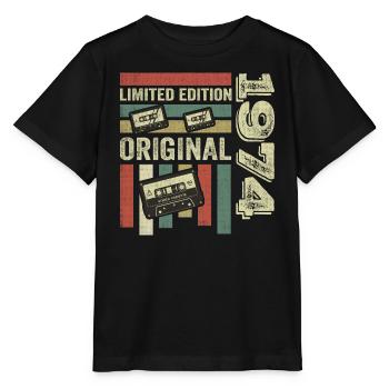 Millésime 1974 - citation d’anniversaire rétro 1974 - T-shirt bio MINI CREATOR Stanley/Stella Enfant - noir - Devant - Mikhail (115cm)